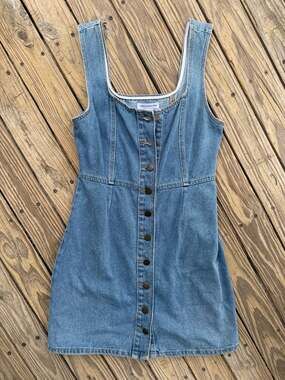 Urban Outfitters Denim Button-Down Mini Dress Size 4